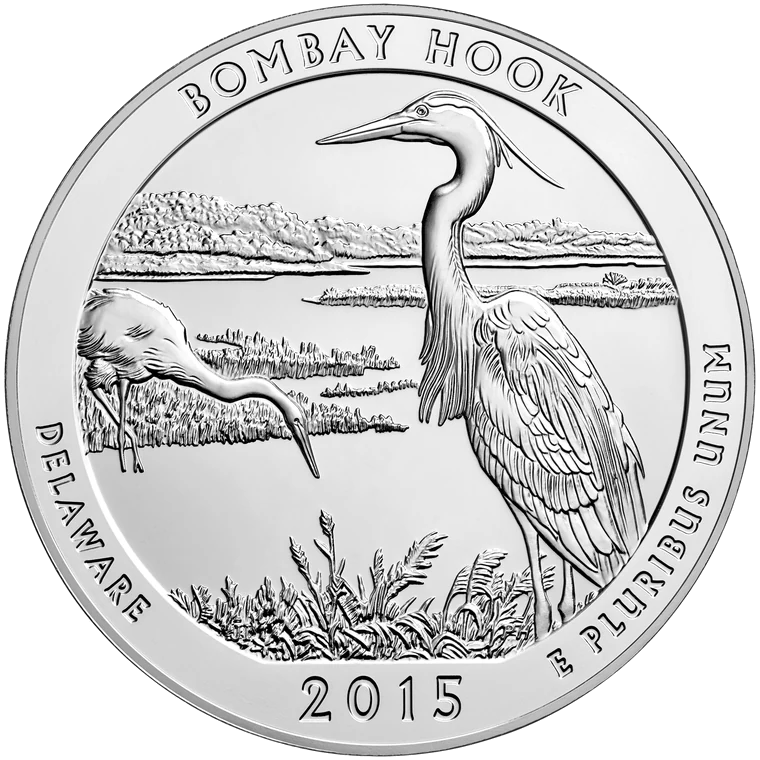 Same reverse, enlarged detail: The heron
