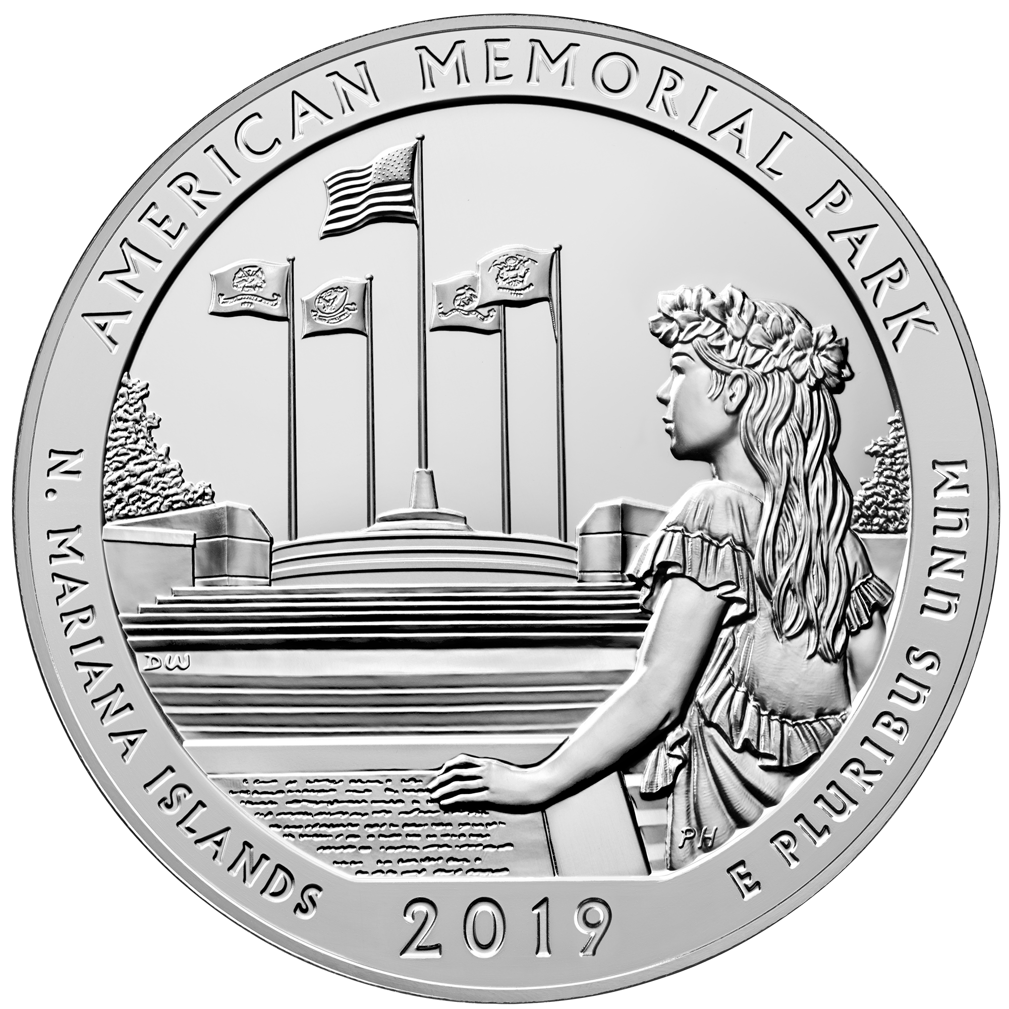 Same reverse, enlarged detail: Hand and plaque