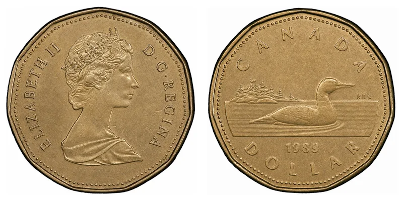 Elizabeth II One Dollar (1965–1989) obverse