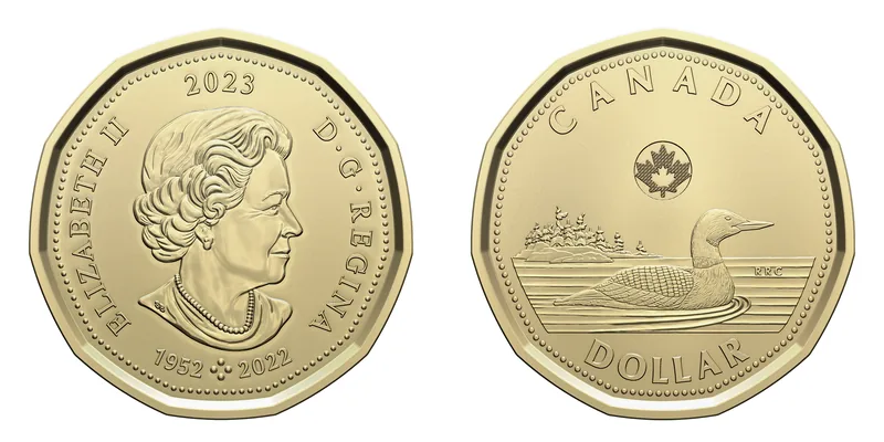 Elizabeth II One Dollar (2003–2023) obverse