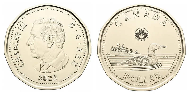 Charles III One Dollar (2023–2026) obverse