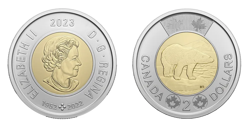 Elizabeth II Two Dollars (2003–2023) obverse