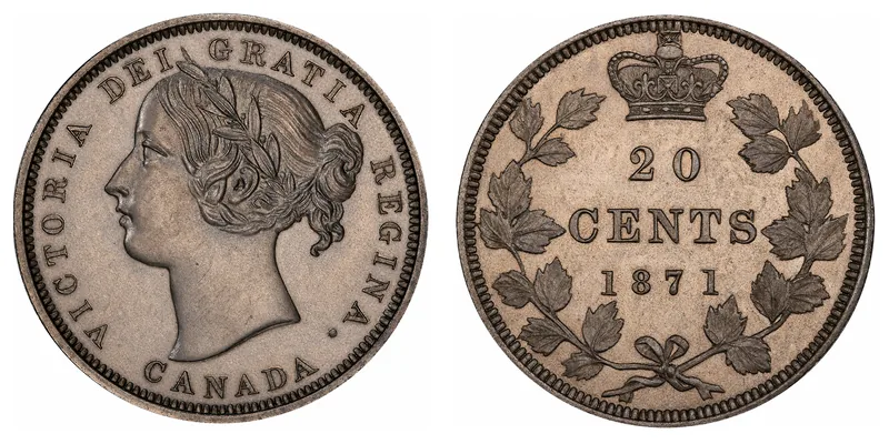 Province of Canada Twenty Cents obverse
