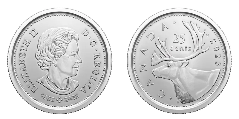 Elizabeth II Twenty-Five Cents (2003–2023) obverse