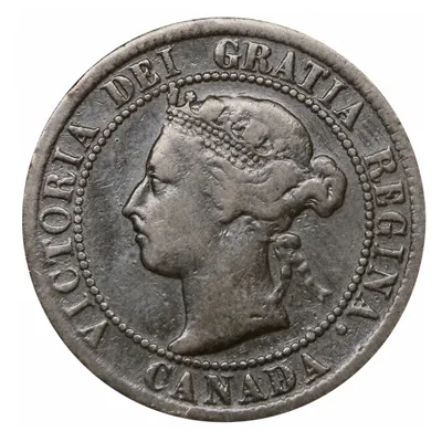 Victoria One Cent (1876–1901) obverse