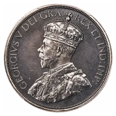 George V One Dollar (1911) obverse