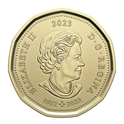 Elizabeth II One Dollar (2003–2023) obverse