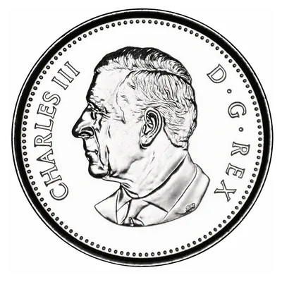 Charles III Ten Cents (2023–2026) obverse