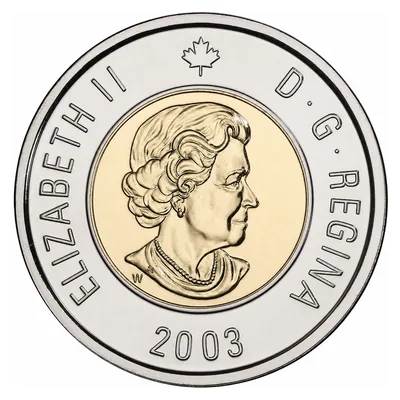 Elizabeth II Two Dollars (1996–2003) obverse
