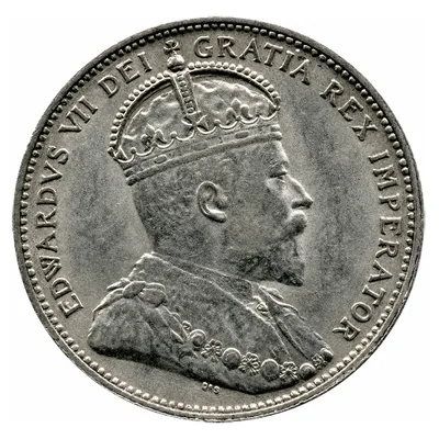 Edward VII Twenty-Five Cents (1902–1910) obverse