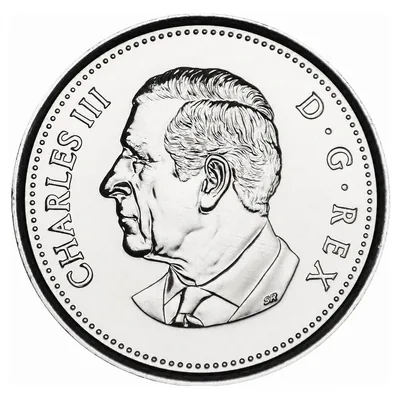 Charles III Twenty-Five Cents (2023–2026) obverse