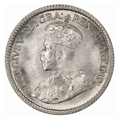 George V Five Cents (1911–1921) obverse