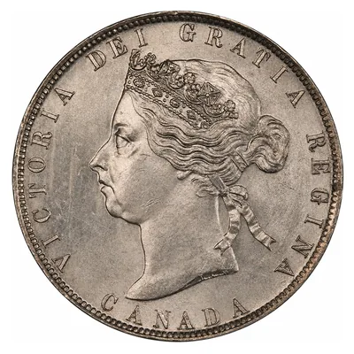 Victoria Fifty Cents (1870–1901) obverse