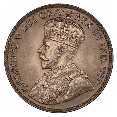 George V Fifty Cents (1911–1921) obverse