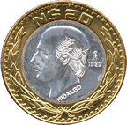20 Pesos · Family B reverse design reference