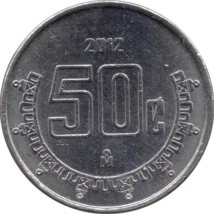 50 Centavos reverse · D · 2012