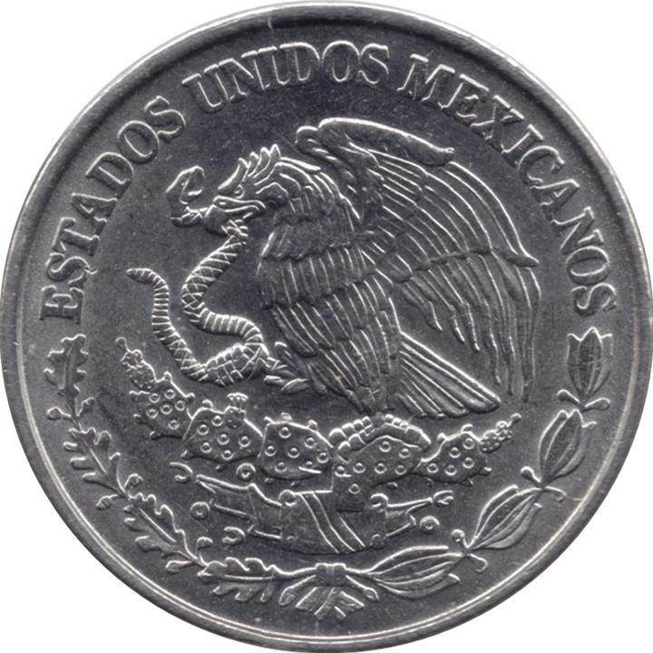 50-centavo steel type, national arms obverse