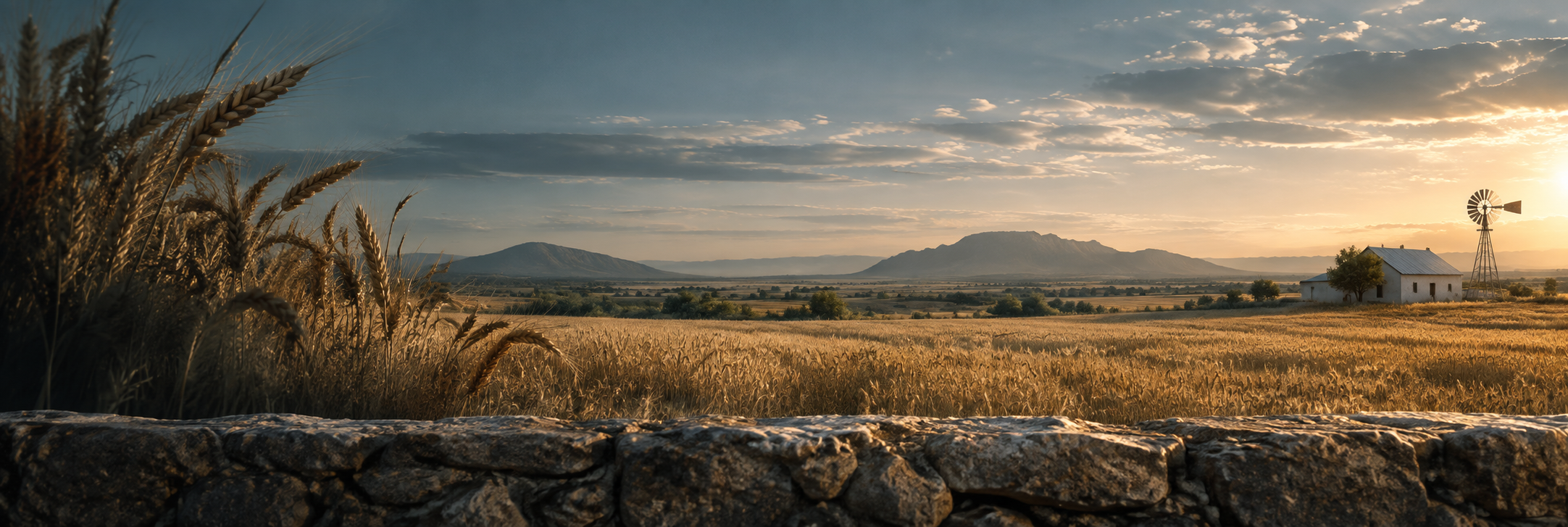 Rural landscape artwork