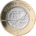 Centenario de la Fuerza Aérea Mexicana · reverse