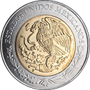 Common national-arms obverse of the 5-peso commemoratives