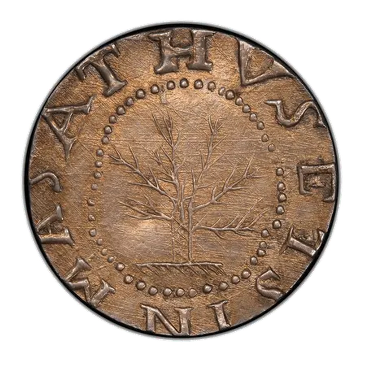 Colonial-style copy and fantasy reference pair reverse