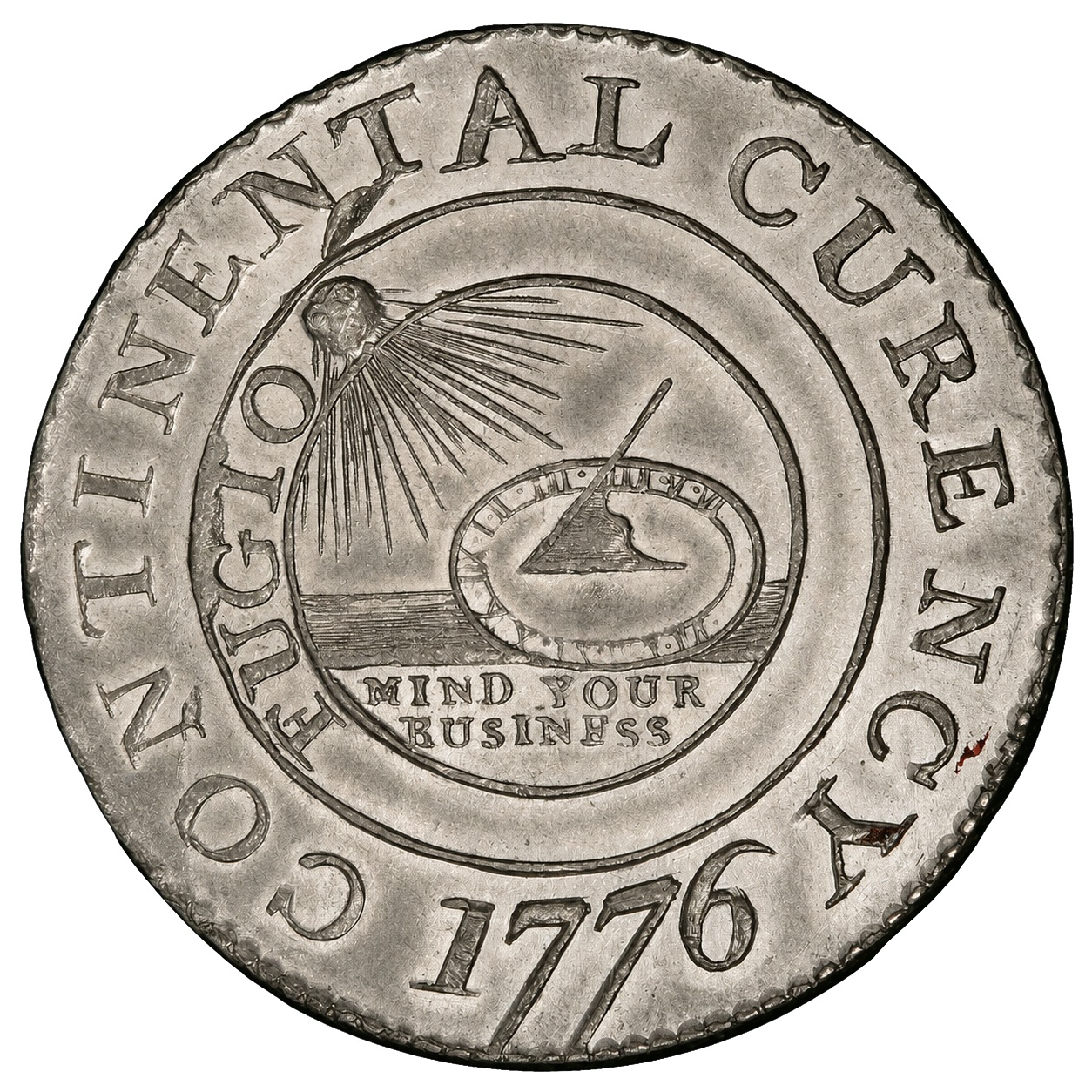 1776 Continental Currency reference pair obverse