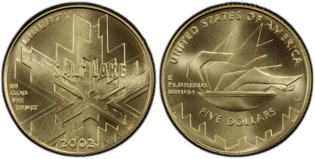 2002-W $5 Salt Lake City obverse and reverse thumbnail