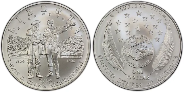 2004-P $1 Lewis & Clark obverse and reverse thumbnail