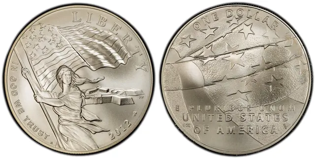 2012-P $1 Star-Spangled Banner obverse and reverse thumbnail