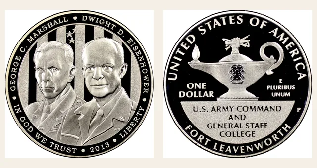 2013 P 5-STAR Generals S$1 PF NGC obverse and reverse identification pair