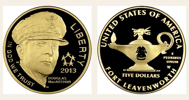 2013 W 5-STAR Generals $5 PF NGC obverse and reverse identification pair