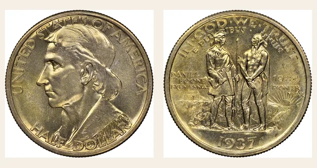 1937-S 50C Boone NGC obverse and reverse identification pair