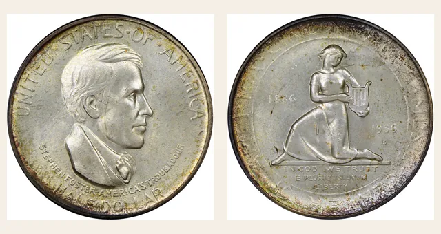 1936-S 50C Cincinnati NGC obverse and reverse identification pair