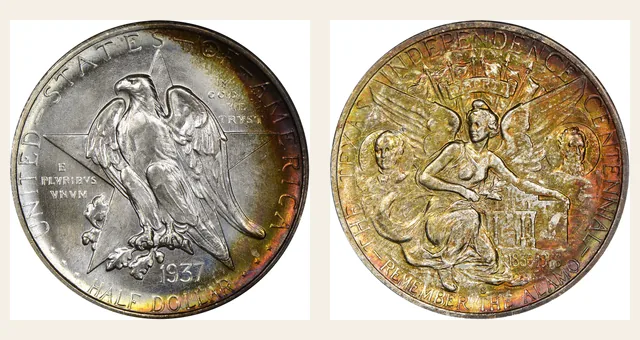 1937-S 50C Texas NGC obverse and reverse identification pair