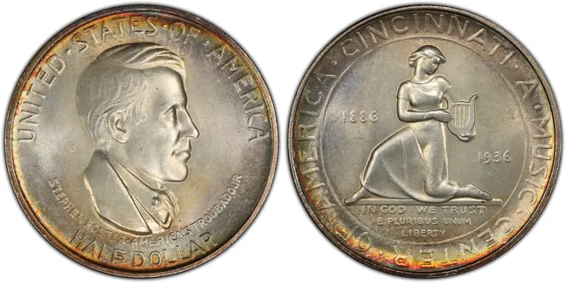 1936 50C Cincinnati obverse and reverse thumbnail