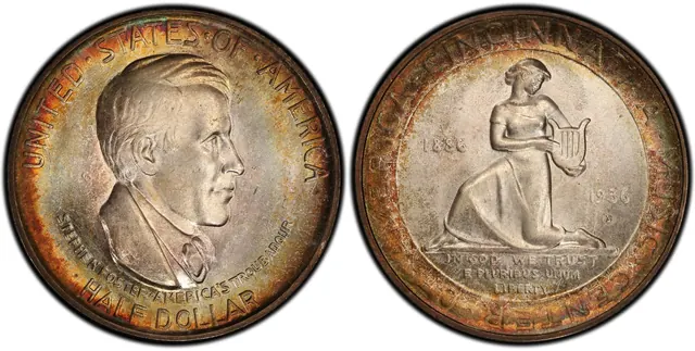 1936-D 50C Cincinnati obverse and reverse thumbnail