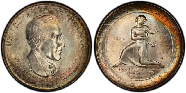 1936-S 50C Cincinnati obverse and reverse thumbnail