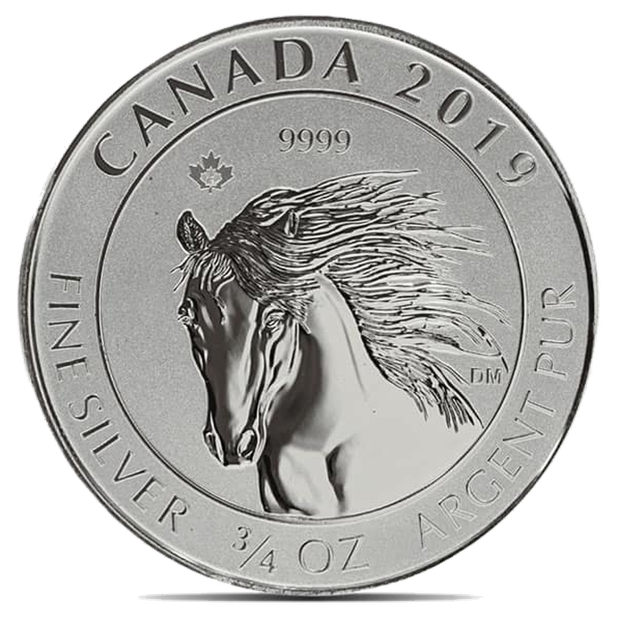 2019 Wild Horse silver bullion reverse