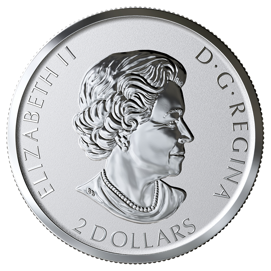 2020 Woodland Caribou silver bullion obverse