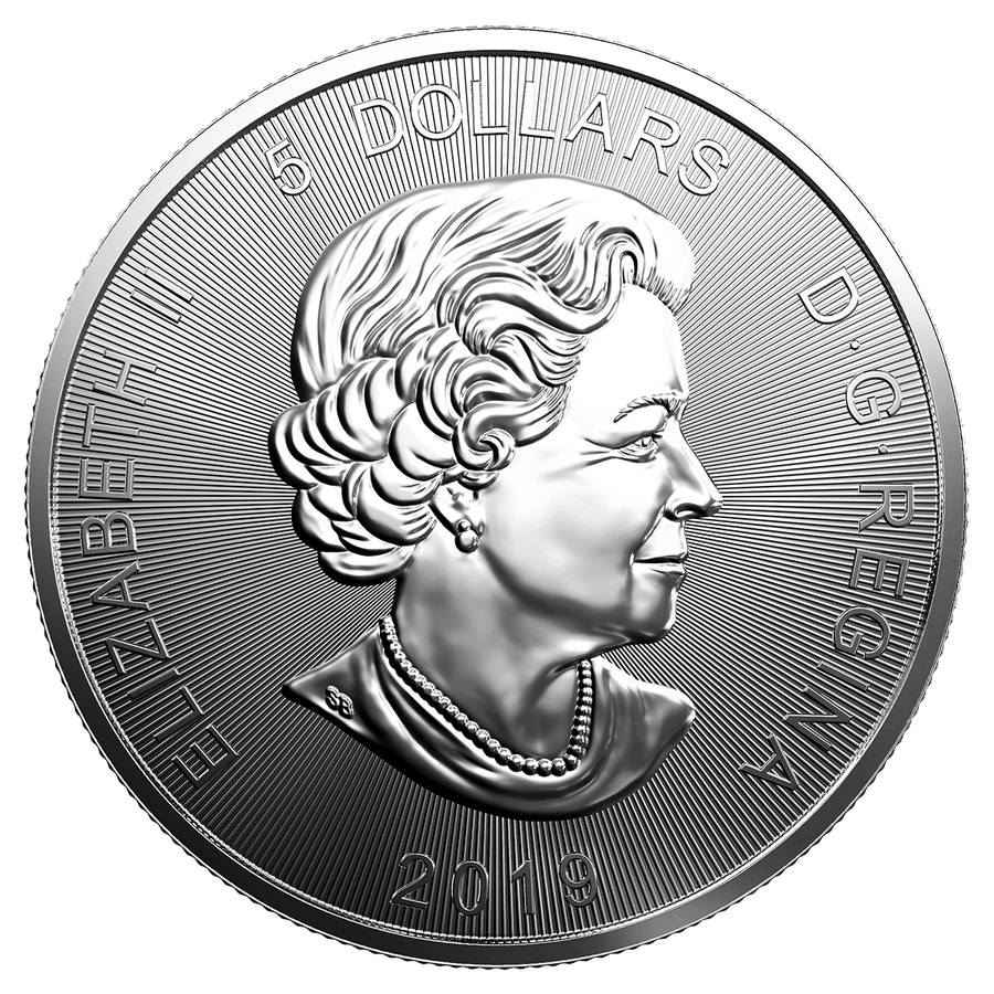 2019 Grizzly silver bullion obverse