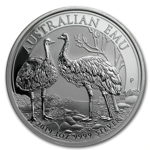 2019 Australian Emu 1 oz bullion coin reverse