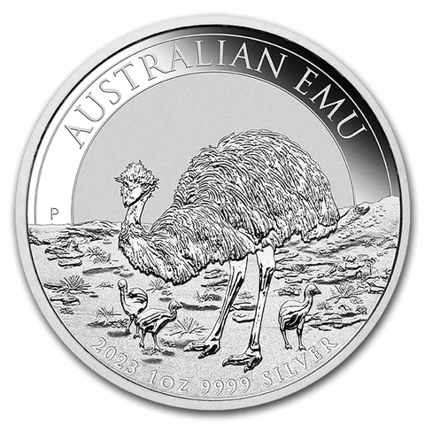 2023 Australian Emu 1 oz bullion coin reverse