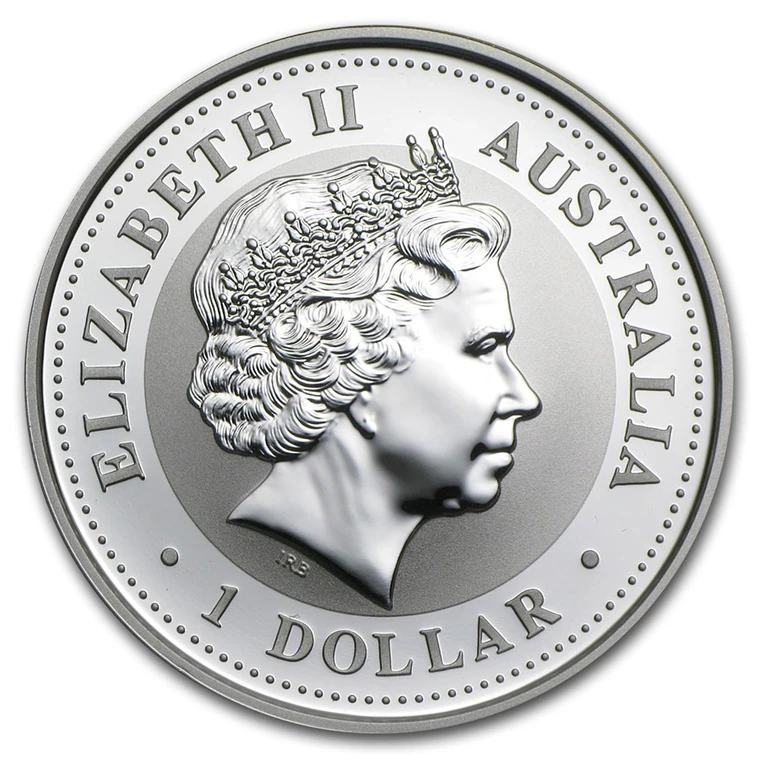 1999 Australian Lunar Series I Year of the Rabbit 1 oz silver bullion coin obverse