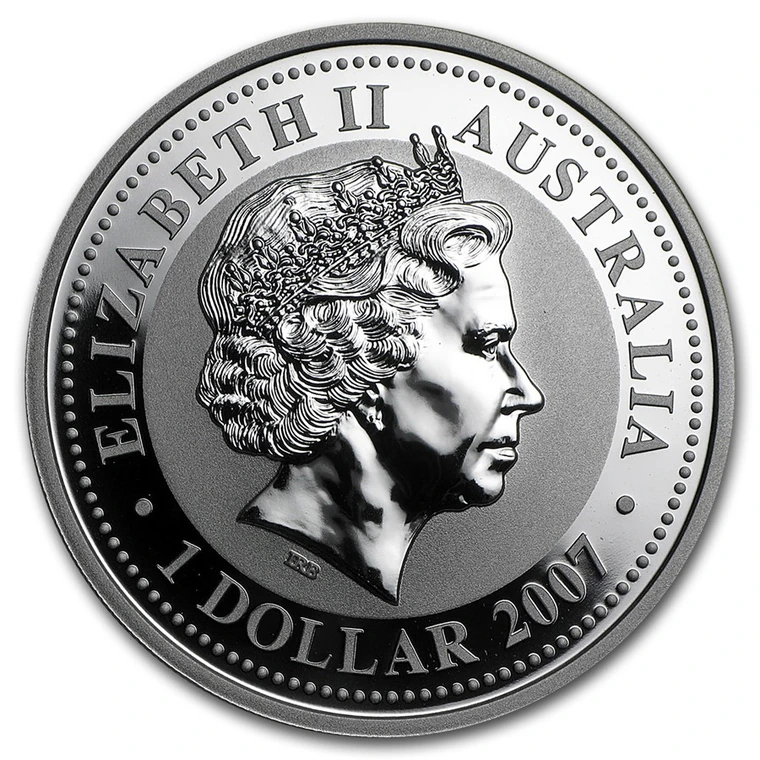 2009 Australian Lunar Series I Year of the Ox 1 oz silver bullion coin obverse