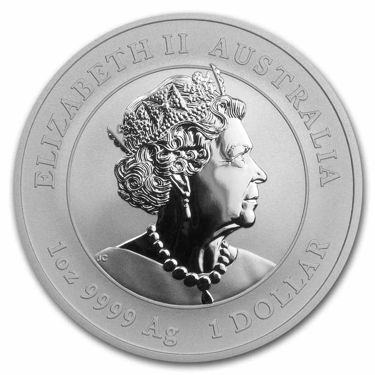 2020 Australian Lunar Series III Year of the Mouse 1 oz silver bullion coin obverse