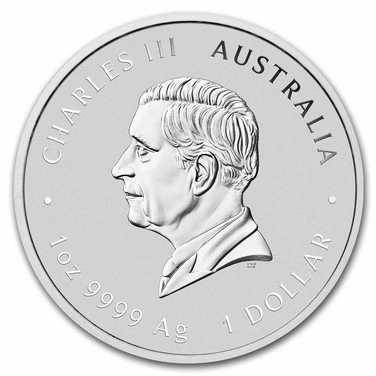 2025 Australian Lunar Series III Year of the Snake 1 oz silver bullion coin obverse