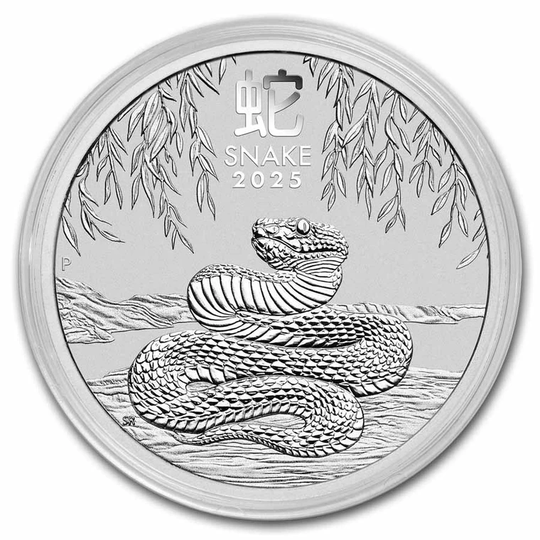 2025 Australian Lunar Series III Year of the Snake 1 oz silver bullion coin reverse