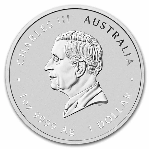 2025 Australian Lunar Series III Year of the Snake 1 oz silver bullion coin obverse