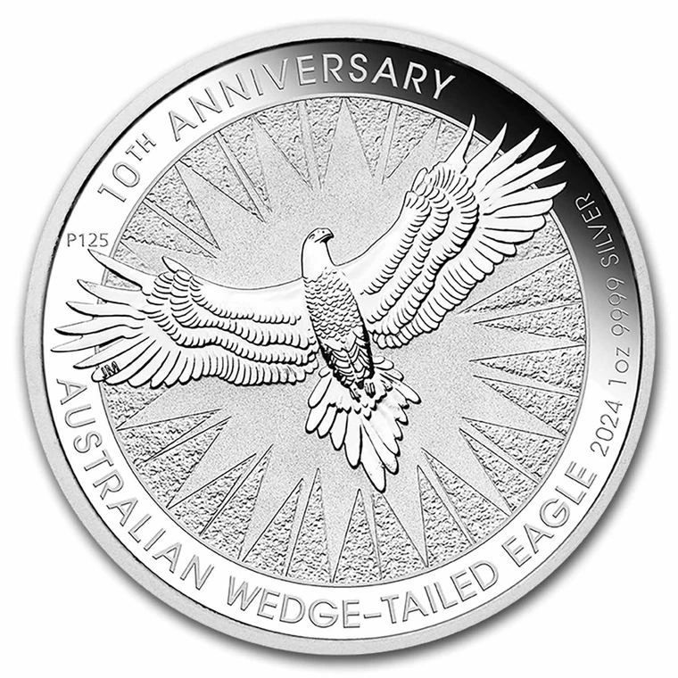 2024 Australian Wedge-tailed Eagle 1 oz bullion coin reverse