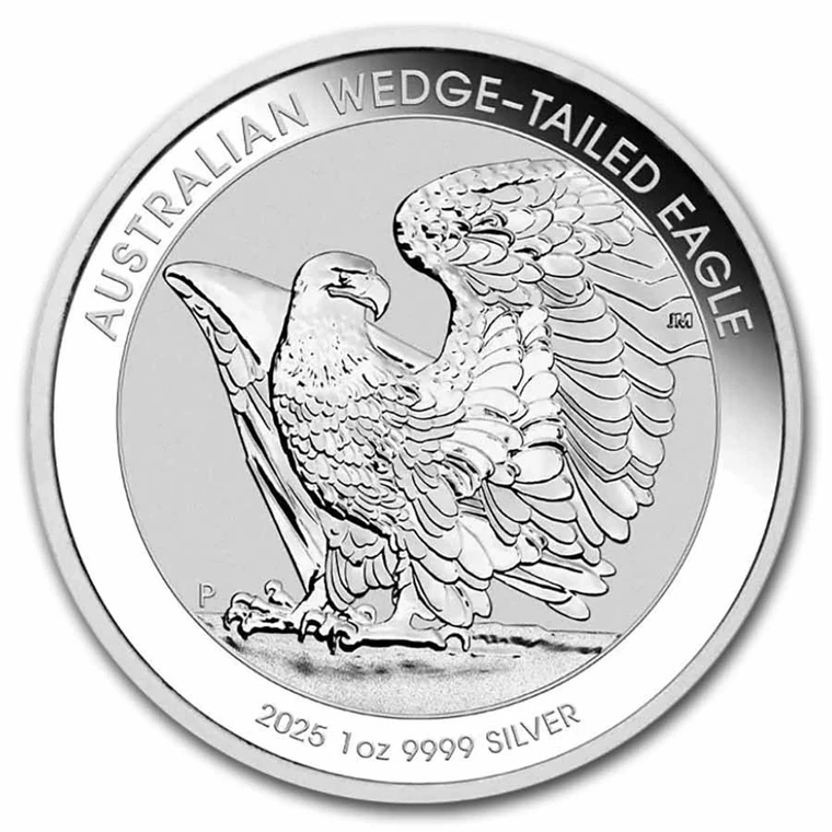 2025 Australian Wedge-tailed Eagle 1 oz bullion coin reverse